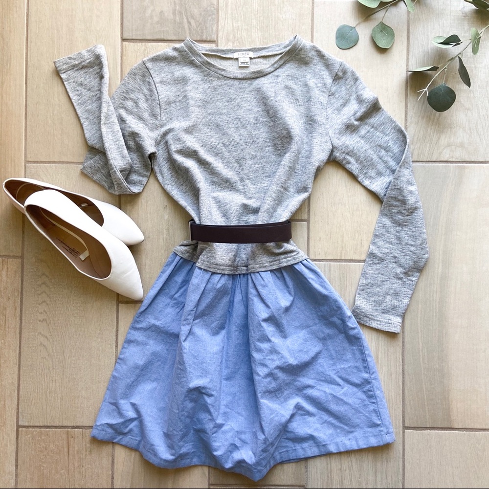 J Crew Colorblock Shift Dress